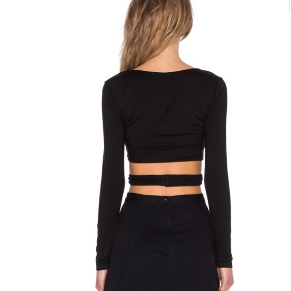 Lovers + Friends x Revolve Wrap Crop Top - Picture 3 of 4
